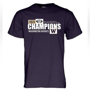 Washington Huskies 2023 Pac-12 Football Conference Champions Locker Room T-Shirt